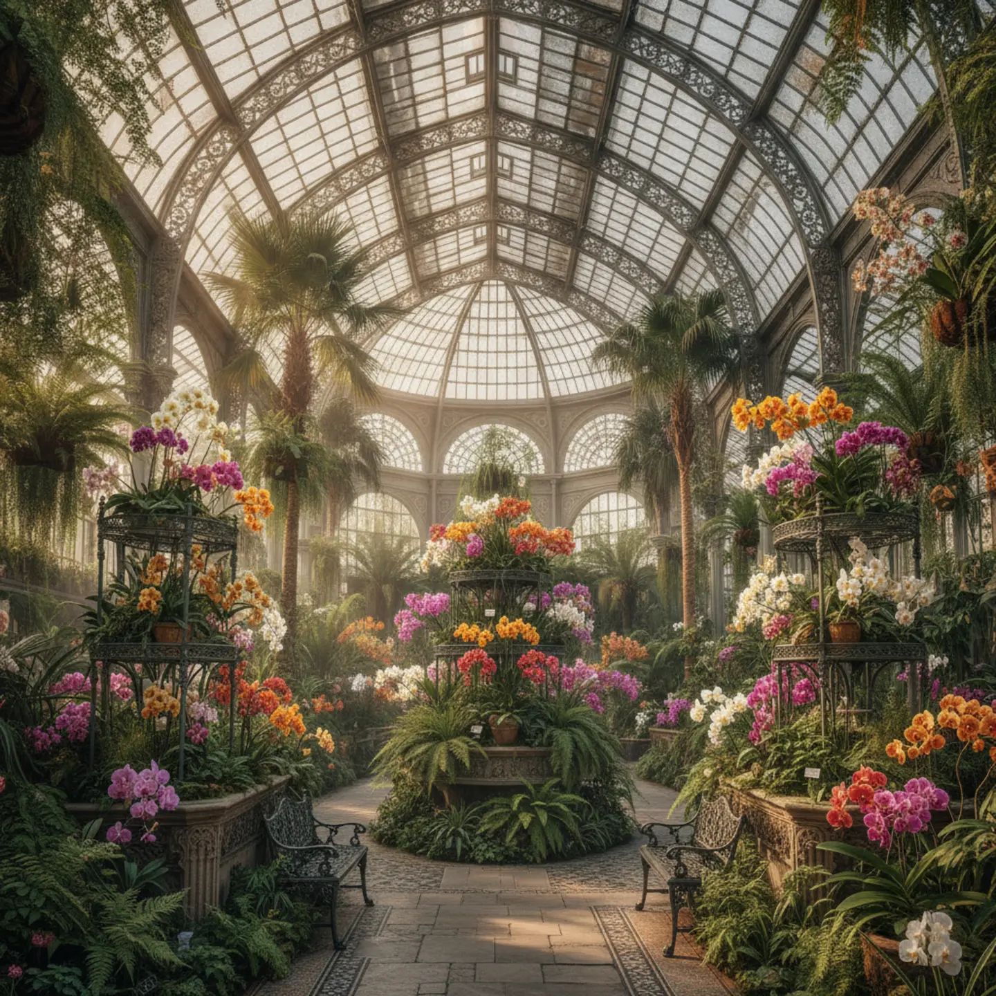 Inside the breathtaking Victorian glasshouse